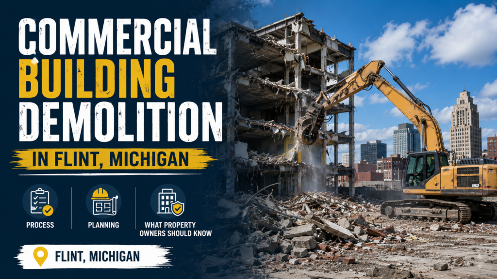 Commercial Building Demolition in Flint, Michigan: Process, Planning, and What Property Owners Should Know